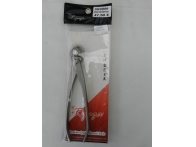 Podadora cóncava recta 205mm. Corte redondo. inox